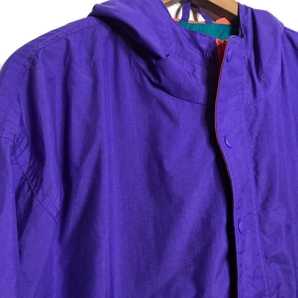 Vintage Duncan Row Purple Jacket Size Large Pullover Hoodie - Picture 6 of 8